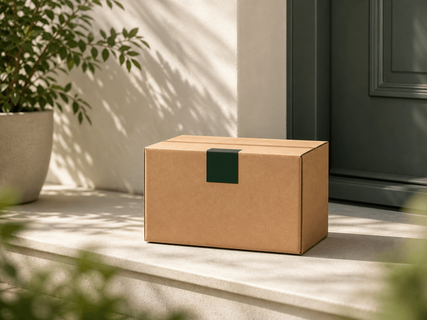 Discreet delivery illustration